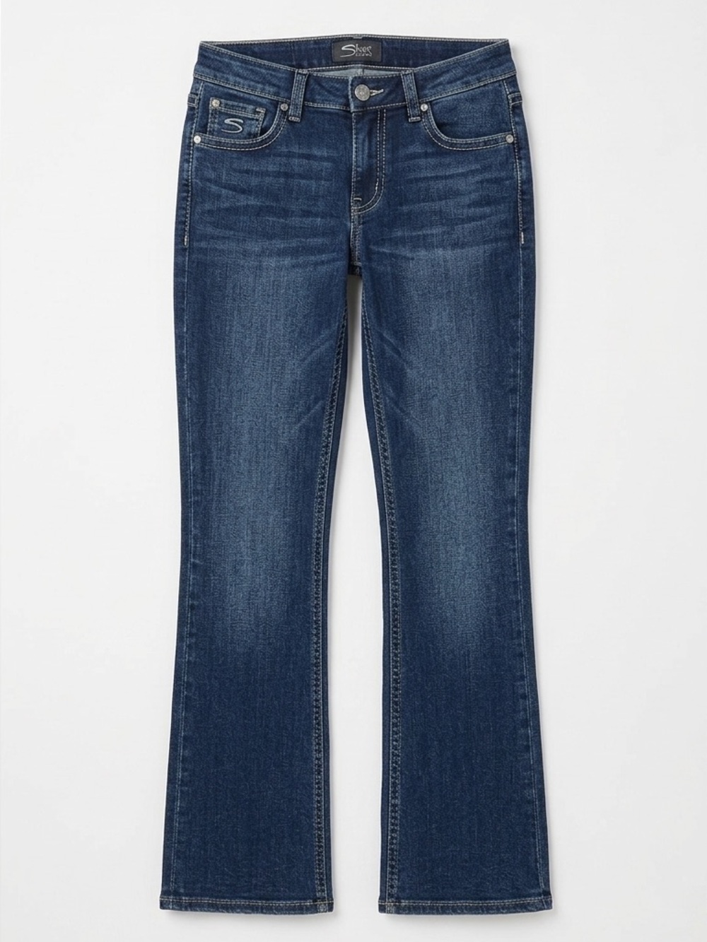 Silver Jeans Suki Mid Rise Slim Bootcut Blue Denim Jeans Women’s Size 31 x 33